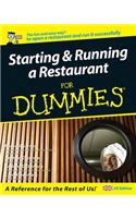 Starting and Running a Restaurant For Dummies