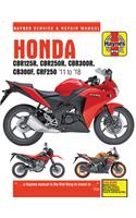 Honda Cbr125r, Cbr250r, Cbr300$, Cb300f & Crf250, '11 to '18