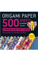 Origami Paper 500 Sheets Chiyogami Patterns 6 15cm