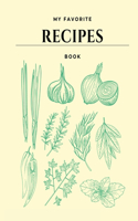 My Favorite Recipes Book