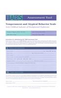 Temperament and Atypical Behavior Scale (Tabs) Assessment Tool