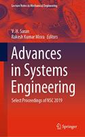 Advances in Systems Engineering