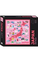 Japan Map 500 Piece Puzzle