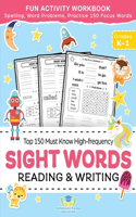 Sight Words Top 150 Must Know High-frequency Kindergarten & 1st Grade