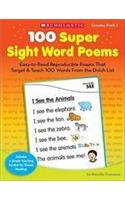 100 Super Sight Word Poems, Grades PreK-1