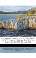 Vermont Central R.R. Accounting, 1875