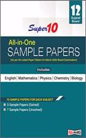 Super 10 All-In-One Sample Papers Class 12th Gujarat Board 2020 (As Per The Latest Paper Pattern For March 2020 Board Examination)