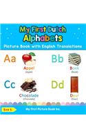 My First Dutch Alphabets Picture Book with English Translations