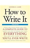 How to Write It