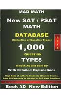 2018 New SAT / PSAT Math Database Book AD