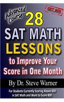 28 SAT Math Lessons to Improve Your Score in One Month - Advanced Course