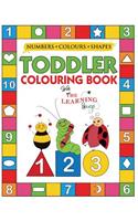 My Numbers, Colours and Shapes Toddler Colouring Book with The Learning Bugs