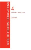 Cfr 4, Accounts, January 01, 2016 (Volume 1 of 1)