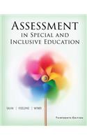 Assessment in Special and Inclusive Education