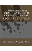 Comprehensive formulas for the CFA Level I Exam