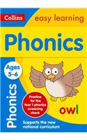 Collins Easy Learning Age 5-7 -- Phonics Ages 5-6: New Edition