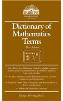 Dictionary of Mathematics Terms