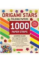 Origami Stars Papers 1,000 Paper Strips in Assorted Colors