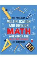 Multiplication and Division Math Workbook for 3rd, 4th and 5th Grades