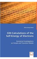 GW-Calculations of the Self-Energy of Electrons