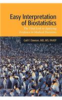 Easy Interpretation of Biostatistics