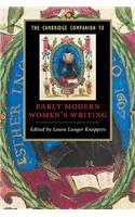 Cambridge Companion to Early Modern Women's Writing