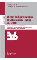 Theory and Applications of Satisfiability Testing - SAT 2018