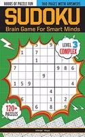 Sudoku - Brain Games For Smart Minds Level 3 Complex : Brain Booster Puzzles for Kids, 120+ Fun Games