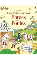 First Colouring Book Horses and Ponies