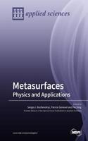 Metasurfaces