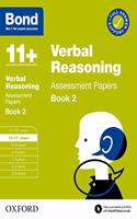 Bond 11+ Verbal Reasoning Assessment Papers 10-11 Years Book 2