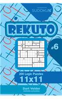 Sudoku Rekuto - 200 Logic Puzzles 11x11 (Volume 6)