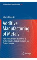 Additive Manufacturing of Metals