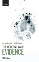 Modern Law of Evidence 13th Edition