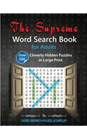 The Supreme Word Search Book for Adults