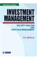 Investment Management: Security Analysis and Portfolio Management