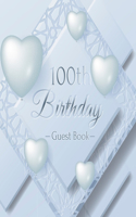 100th Birthday Guest Book