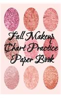 Fall Makeup Chart Practice Paper Book