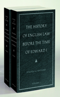 History of English Law Before the Time of Edward I