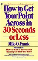 How to Get Your Point Across in 30 Seconds or Less