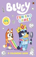 Bluey: Fun and Games Colouring Book: Official Colouring Book