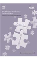 Management Accounting Decision Making: May 2003 Exam Questions and Answers