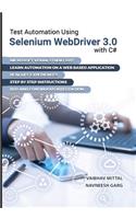 Test Automation using Selenium Webdriver 3.0 with C#