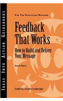 Feedback That Works