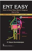 ENT EASY : How to Draw Easy Sketch Diagram Step by Step : Upper Aero-digestive Tract—Lateral View with CD-Rom