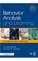 Behavior Analysis and Learning