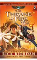 Throne of Fire: The Graphic Novel (The Kane Chronicles Book 2)