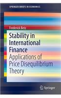 Stability in International Finance