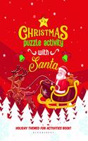 Christmas Puzzle Activity with Santa