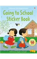 Usborne First Experiences Going to School Sticker Book